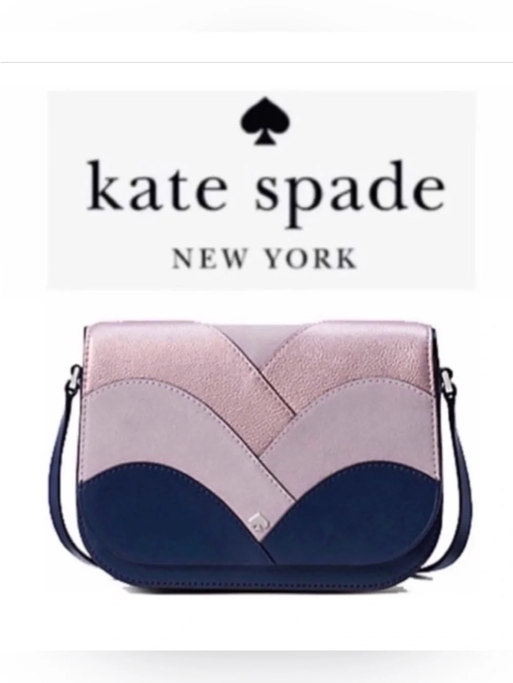 Kate Spade Nadine Patchwork Flap Shoulder/Crossbody Bag Purse